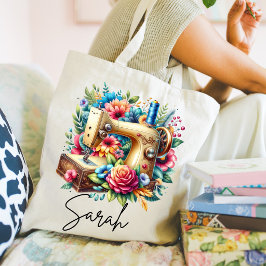 Tote Grande Bela Bolsa de Costura para Máquina de Costura