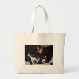 Tote Grande Bernese Mountain Dogs Cabeça em bolsa