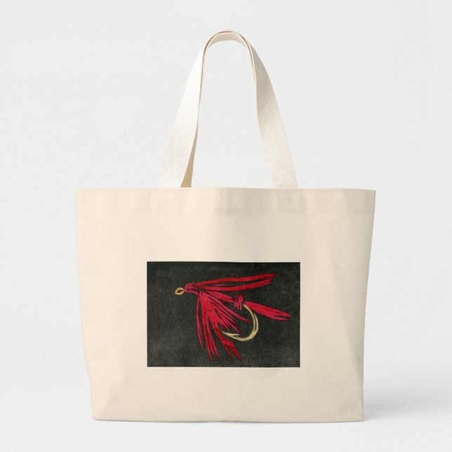 Tote Grande "Black Ibis" Wet Fly Jumbo Bolsa (Frente)