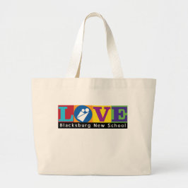 Tote Grande Blacksburg New School Merch Bolsa