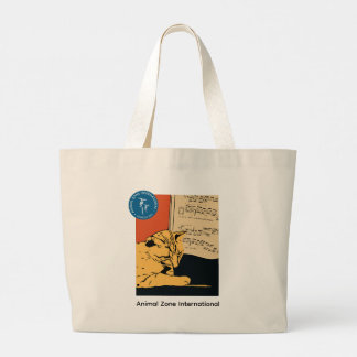 Tote Grande Bolsa AZI com Gato Piano