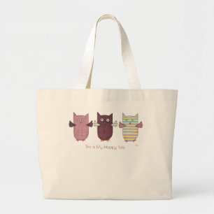 Tote Grande Bolsa Bonita - Esta é a minha Bolsa roxa-roxa-cor