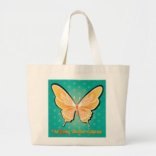 Tote Grande Bolsa - Borboletas Pop - Buellton.Art
