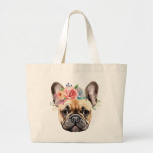 Tote Grande Bolsa Buldogue Francês