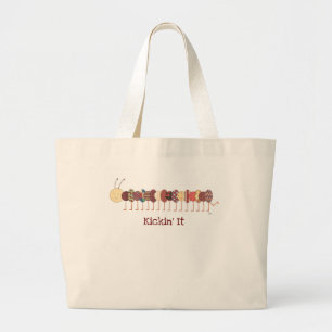 Tote Grande Bolsa Canvas de  Bonita - Chuta - Arte Brie Erin