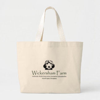 Tote Grande Bolsa com marca de Fazenda Wickersham