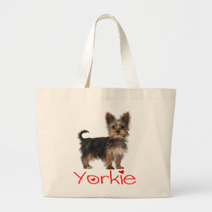 Tote Grande Bolsa Cute Yorkshire Terrier Cachorrinho de Cachor