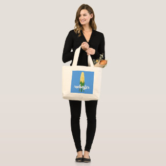 Tote Grande Bolsa da Grocería de Torre de Milho