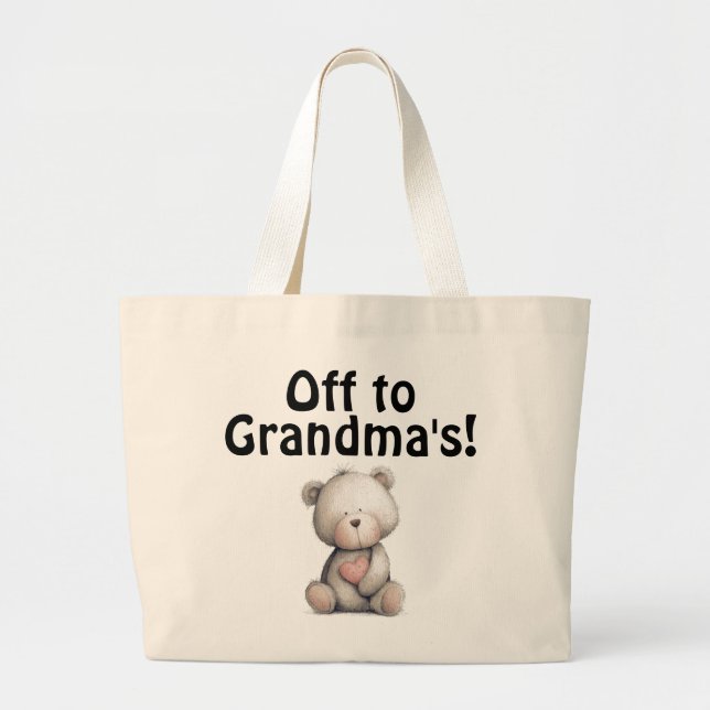 Tote Grande Bolsa da Vovó (Frente)
