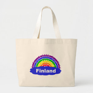 Tote Grande Bolsa de arco-íris Finlândia