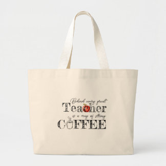 Tote Grande Bolsa de café do professor