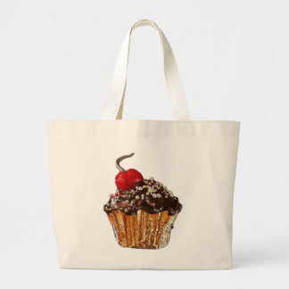 Tote Grande Bolsa de Canvas de chocolate