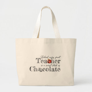 Tote Grande Bolsa de Chocolate do Professor