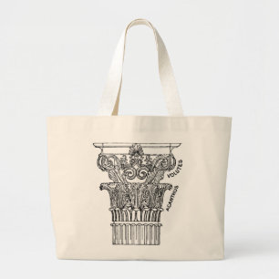 Tote Grande Bolsa de Coluna Grega