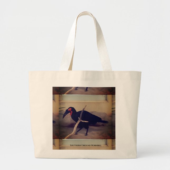 Tote Grande Bolsa de Compras do Calau-de-terra-do-sul (Frente)
