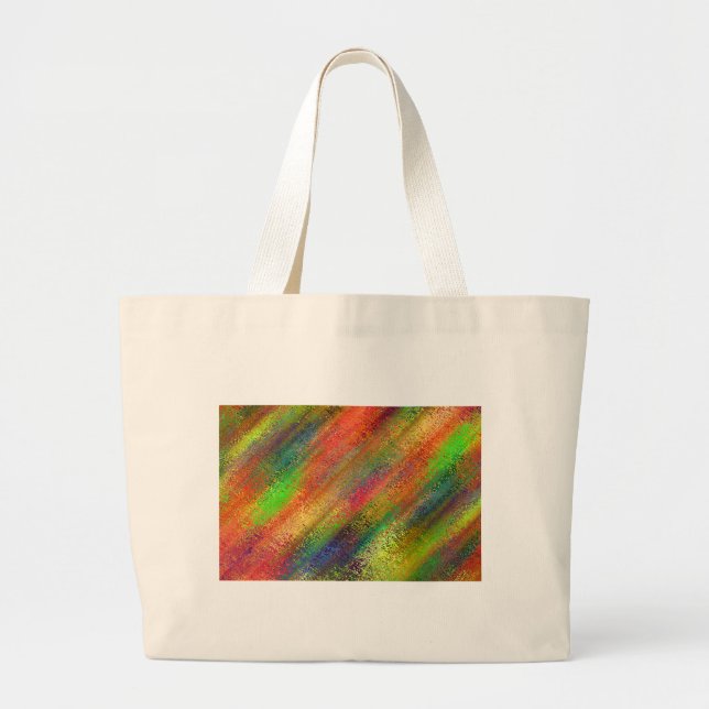 Tote Grande bolsa de cores múltiplas. (Frente)