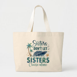 Tote Grande Bolsa de Cruzeiro para Irmãs, Presente para Grupo