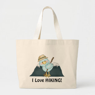 Tote Grande Bolsa de desenho do Pássaro