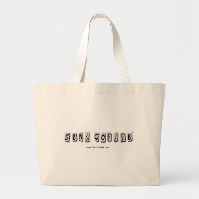 Tote Grande Bolsa de EnvioCafé Grocery (Frente)
