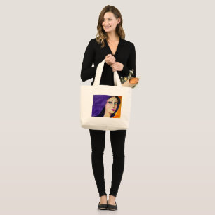 Tote Grande Bolsa de Hair Purple HWJ