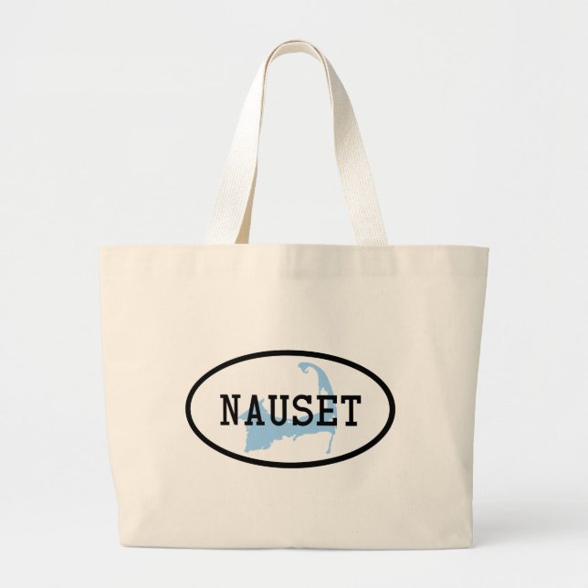Tote Grande Bolsa de Lona Nauset Cape Cod (Frente)