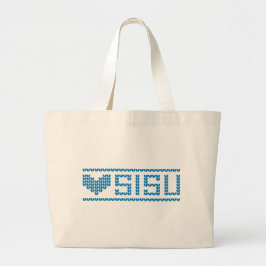 Tote Grande Bolsa de Malha Sisu Heart