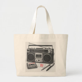 Tote Grande Bolsa de Mixtape Gen X Personalizada