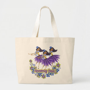Tote Grande Bolsa de praia de Hula Celestial
