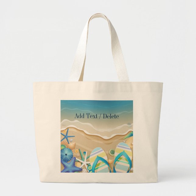 Tote Grande Bolsa de praia de sacudir flutuante 2 - Bolsa - SR (Frente)