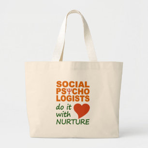 Tote Grande Bolsa de psicólogos sociais
