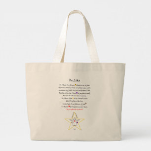 Tote Grande Bolsa de toques tipo anjo espiritual inspiracional