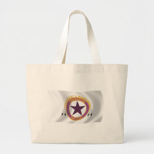 Tote Grande Bolsa de Transporte da Bandeira da Tribo Wampanoag