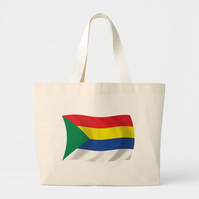 Tote Grande Bolsa de Transporte da Bandeira Drusa (Frente)