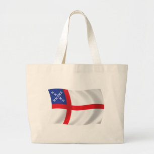 Tote Grande Bolsa de Transporte de Bandeira da Igreja Episcopa