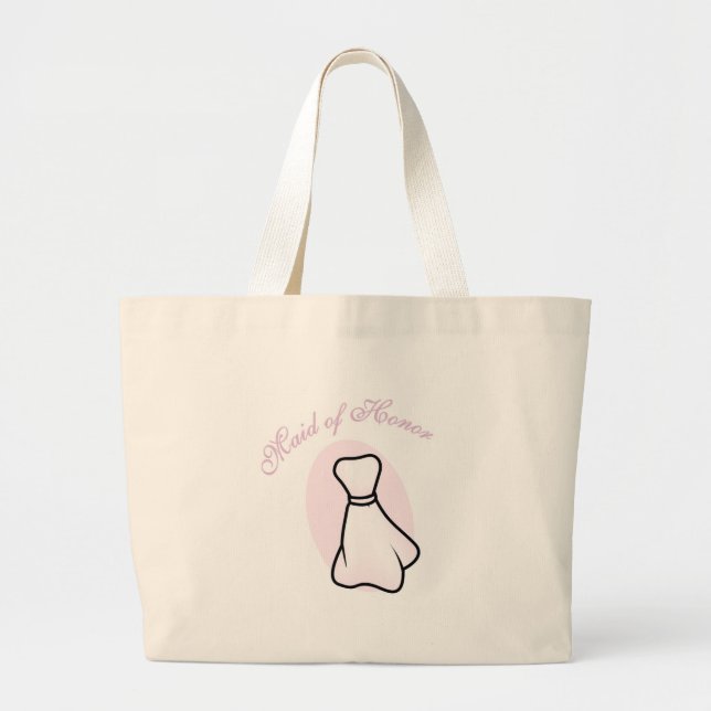 Tote Grande Bolsa do bolsa do casamento da madrinha de (Frente)