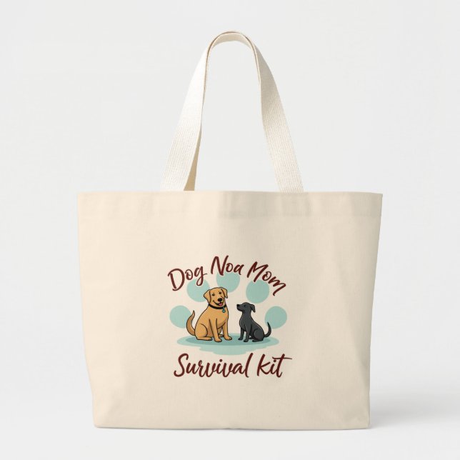 Tote Grande Bolsa do kit de sobrevivência (Frente)