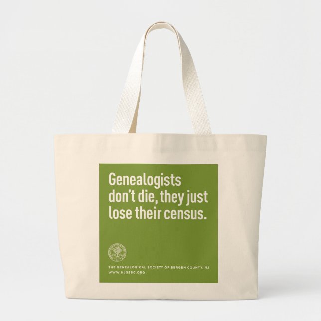 Tote Grande Bolsa do rato de bloco do "recenseamento" de GSBC (Frente)