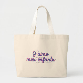 Tote Grande Bolsa J'aime mes enfants