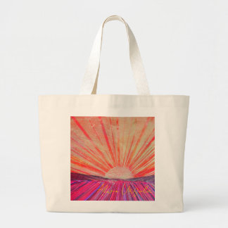 Tote Grande Bolsa Jumbo com Arte intitulada "Daybreak"
