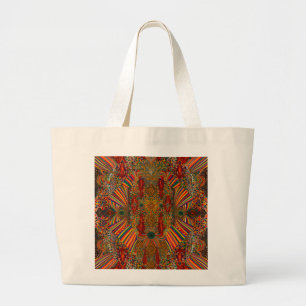 Tote Grande Bolsa Jumbo de Arte Caleidoscópio – Geométrico
