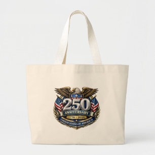 Tote Grande Bolsa Jumbo USA 250º Aniversário