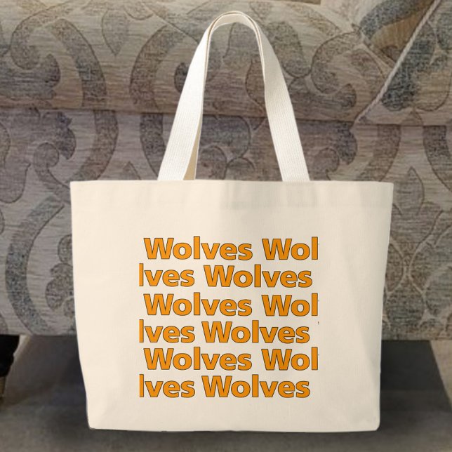 Tote Grande Bolsa Jumbo Wolves (Criador carregado)