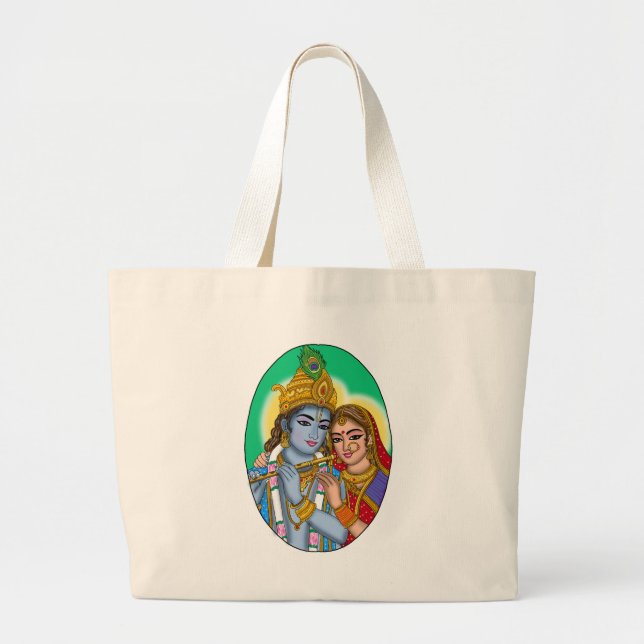Tote Grande Bolsa Radha Krishna (Frente)