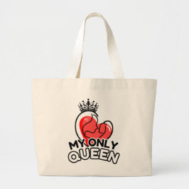 Tote Grande Bolsa Tote: Minha Única Rainha