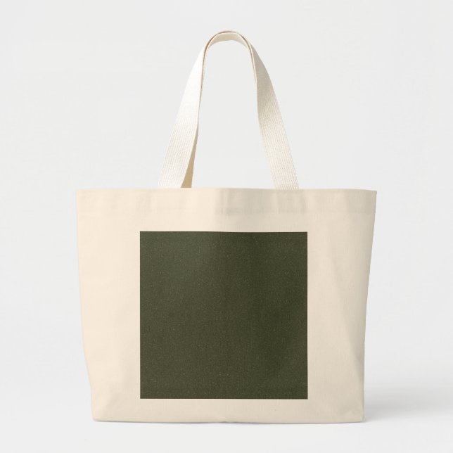 Tote Grande Bolsa Verde de Moisés Escuro - Personalizável (Frente)