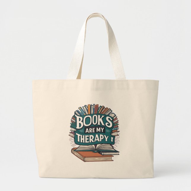 Tote Grande Book Therapy Bolsa (Frente)