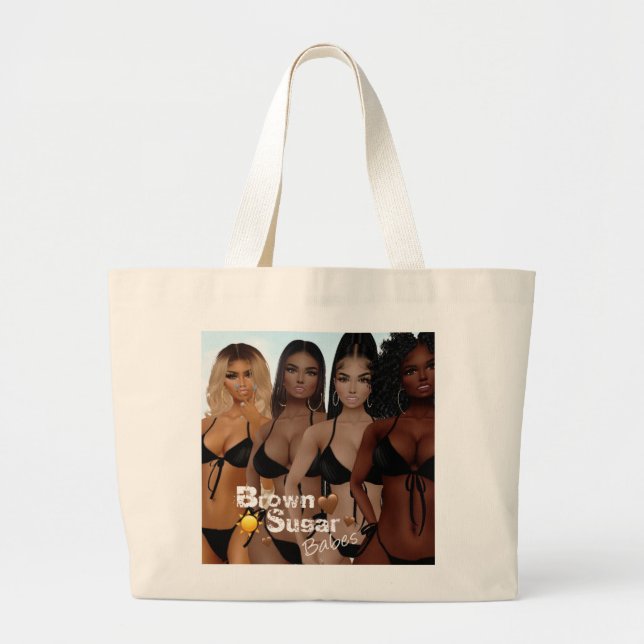 Tote Grande Brown Sugar Babes Beach Bolsa 1 (Frente)