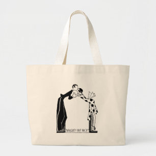 Tote Grande Casal Deco De Arte Flapper Mas Bolsa Bonito