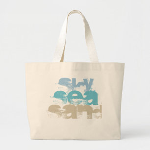 Tote Grande Céu, mar, o bolsa enorme feito sob encomenda da