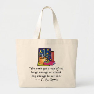Tote Grande Chás & o bolsa enorme natural dos livros